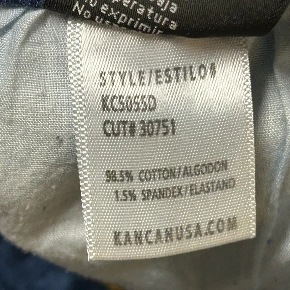 Kancan Skinny Jeans Women’s Size 5/26 Blue Distressed Chewed Hems KC5055D - Picture 5 of 8